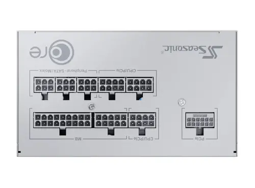 Seasonic захранване PSU ATX 3.1 850W Gold, Full Modular, PCIe 5.1 - CORE GX-850 V2 White - SRP-CGX851-A5A32SF-WH - image 7
