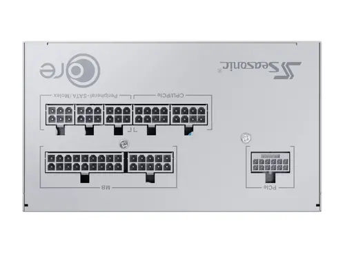 Seasonic захранване PSU ATX 3.1 750W Gold, Full Modular, PCIe 5.1 - CORE GX-750 V2 White - SRP-CGX751-A5A32SF-WH - image 4