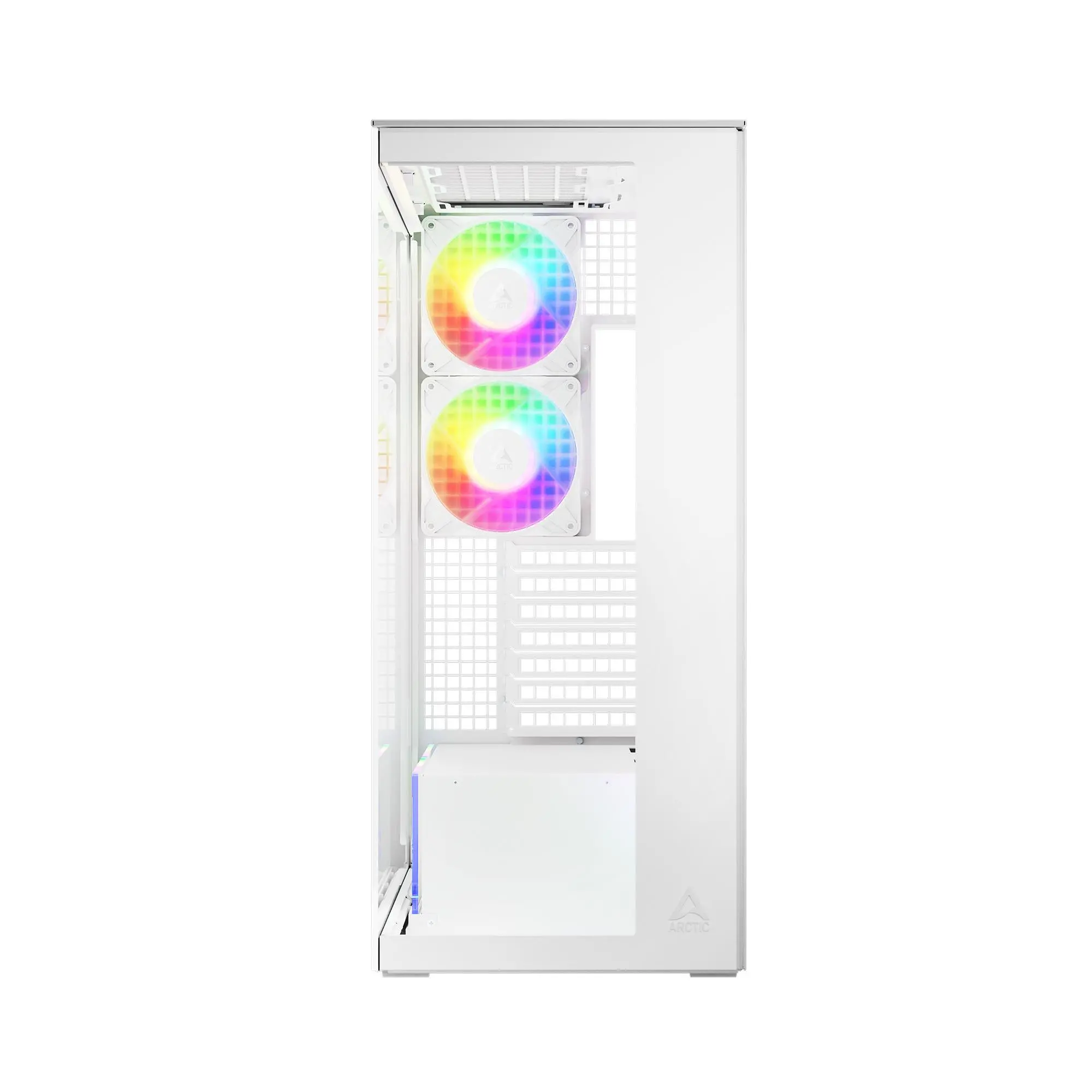 Arctic кутия Case E-ATX - Xtender (White) - 5 A-RGB Fans included - image 1