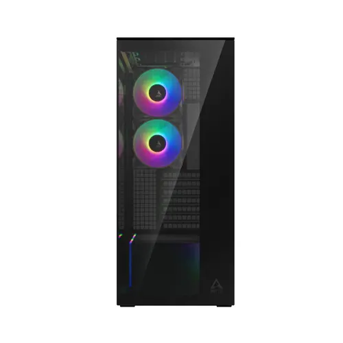Arctic кутия Case E-ATX - Xtender (Mirror Black) - 5 A-RGB Fans included - image 1
