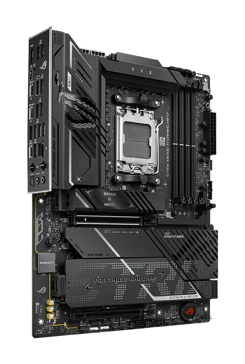 Дънна платка ASUS ROG STRIX X870E-H GAMING WIFI7 AM5 DDR5 - image 1