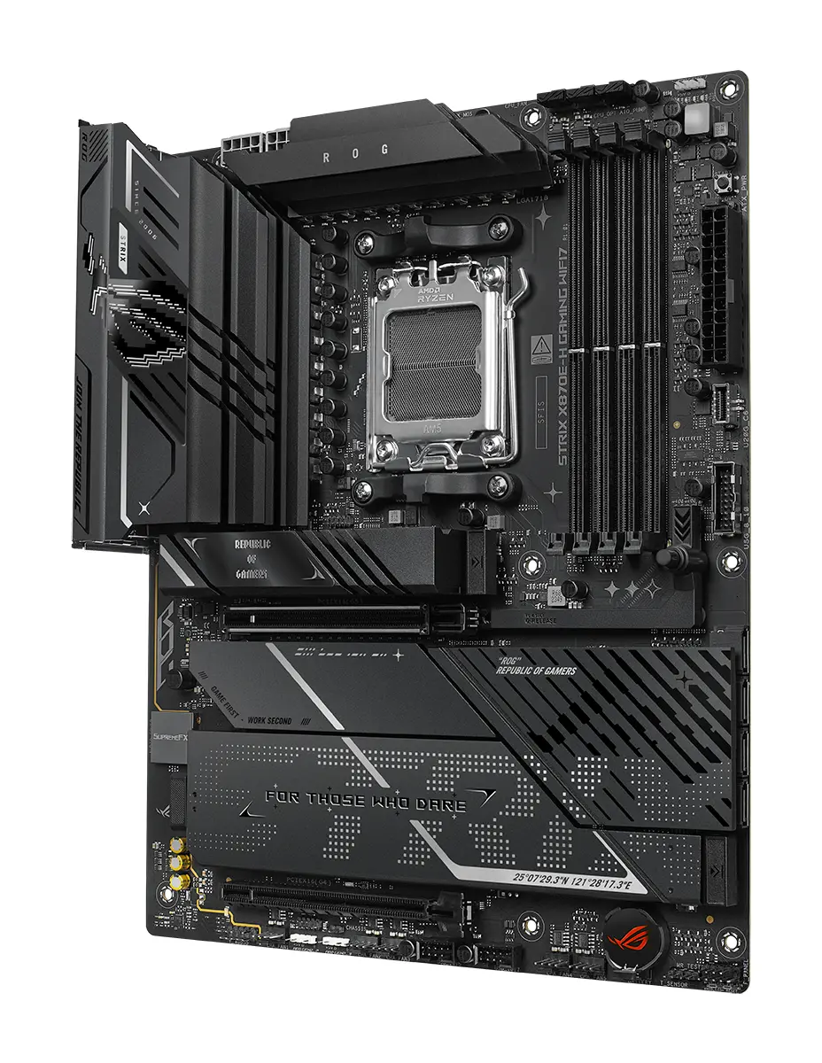 Дънна платка ASUS ROG STRIX X870E-H GAMING WIFI7 AM5 DDR5 - image 2