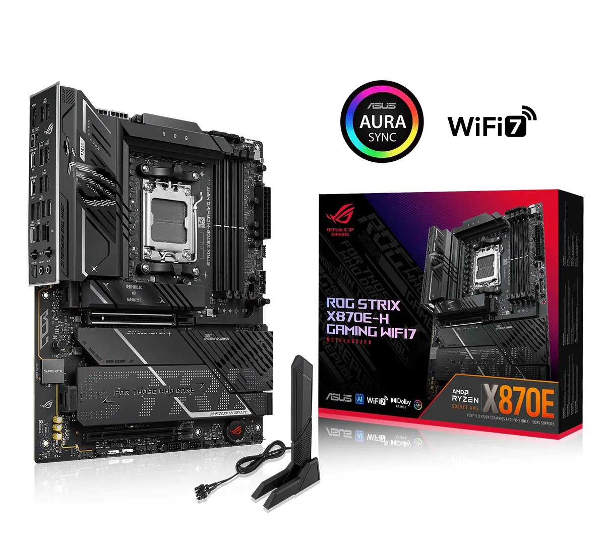 Дънна платка ASUS ROG STRIX X870E-H GAMING WIFI7 AM5 DDR5 - image 7