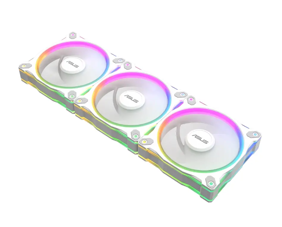 Вентилатор, Asus Prime MR120 Reverse ARGB 3 Pack White - image 1