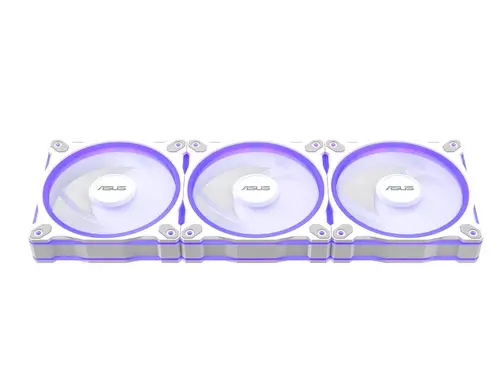 Вентилатор, Asus Prime MR120 Reverse ARGB 3 Pack White - image 2