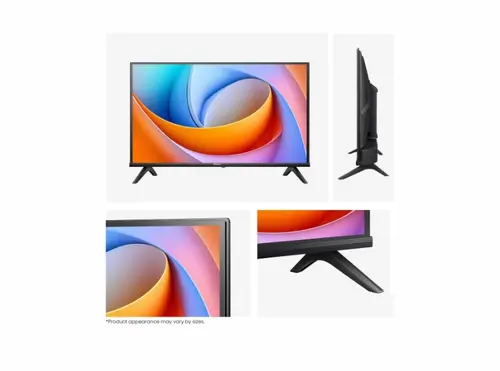 Телевизор, Hisense 32" A4Q, HD 1366x768,3000:1, DLED, HLG, DTS Virtual X, Smart TV, WiFi, WiFi Direct, BT, VIDAA U7,Anyview Cast, 2xHDMI, 2xUSB, LAN, CI+, DVB-T2/C/S2, Black - image 2