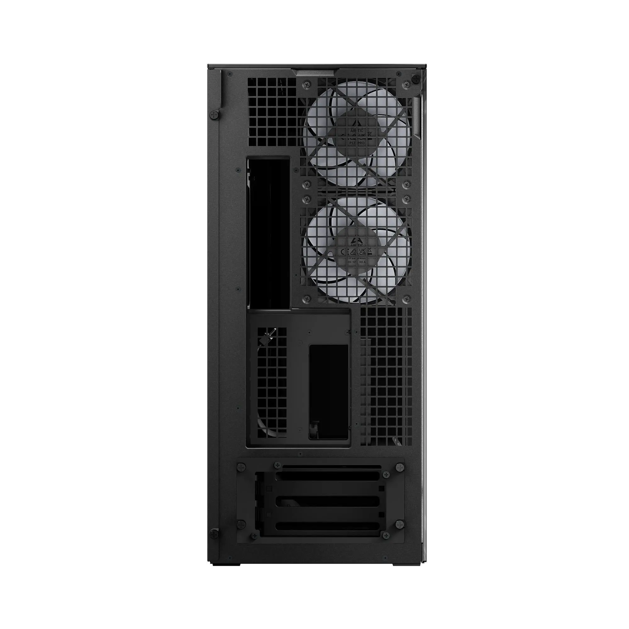 Arctic кутия Case E-ATX - Xtender VG (Black) - PCIe Gen 4 riser included, 5 A-RGB Fans included - image 6