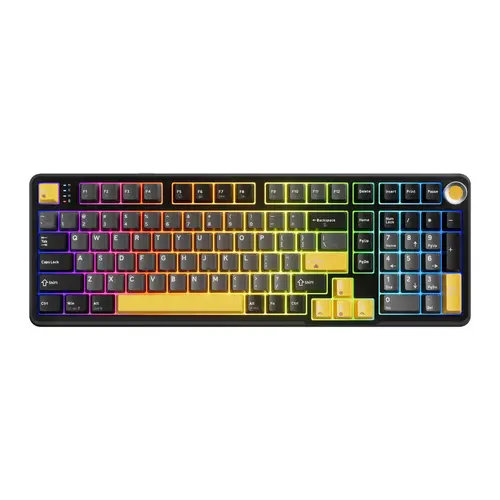 Marvo ασύρματο μηχανικό gaming πληκτρολόγιο Titan 98 - KG986W Μαύρο - Banana Crystal [Linear] - 1