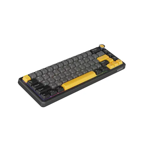 Marvo безжична механична геймърска клавиатура Wireless Gaming Mechanical keyboard Titan 65 - KG984W Black - Banana Crystal [Linear] - image 2