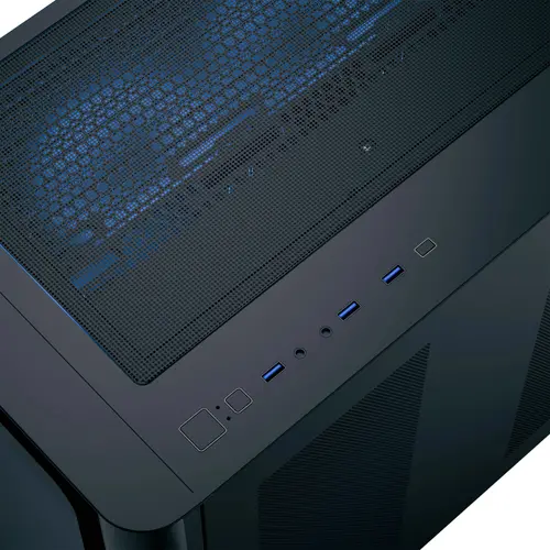 AeroCool кутия Case ATX - P500C-G-BK-v1 - 4 x 120 mm Infinity Mirror A-RGB - 4