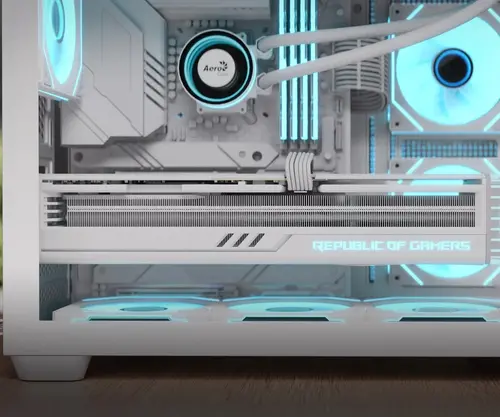 AeroCool кутия Case mATX - P300C-G-WT-v1 - 3 x 120 mm Infinity Mirror A-RGB - image 10