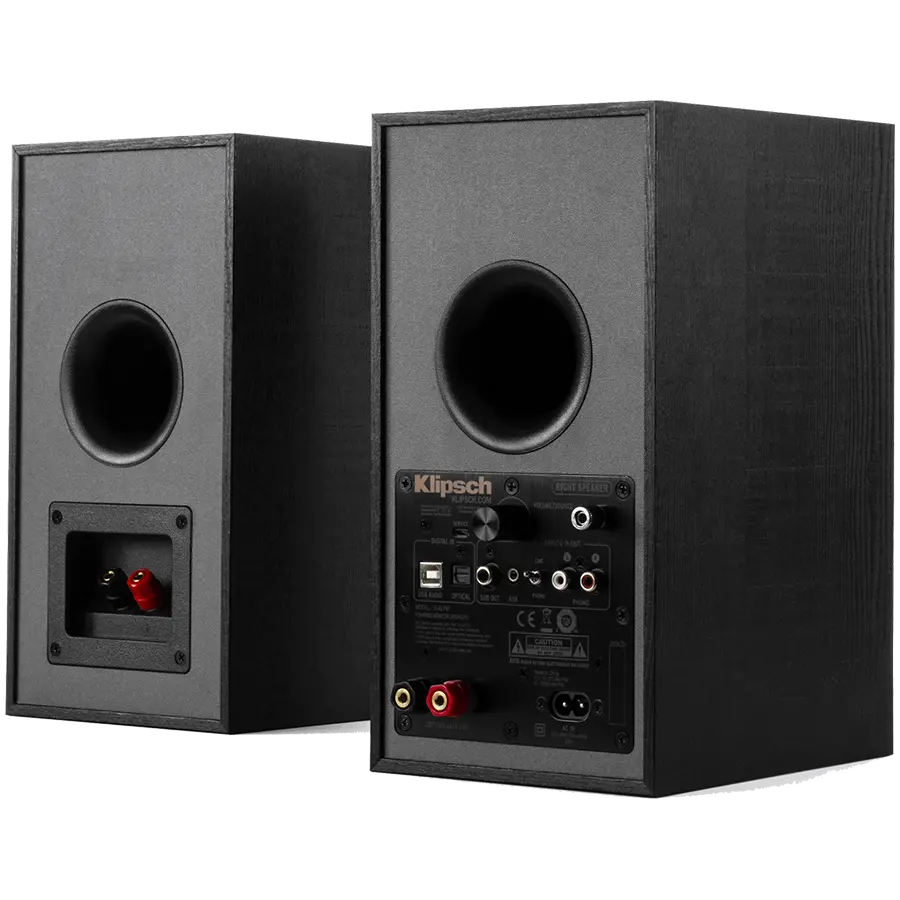Klipsch Reference R-41PM Powered Bookshelf Speakers, Black, Pair - image 2