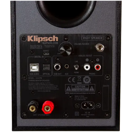 Klipsch Reference R-41PM Boxe de raft active, negre, pereche - 4