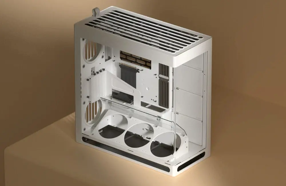 HAVN кутия Case E-ATX - HS 420 VGPU Edition White - PCIe Gen 5 riser included - image 13