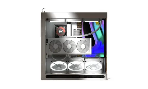 HAVN кутия Case E-ATX - HS 420 VGPU Edition White - PCIe Gen 5 riser included - image 17