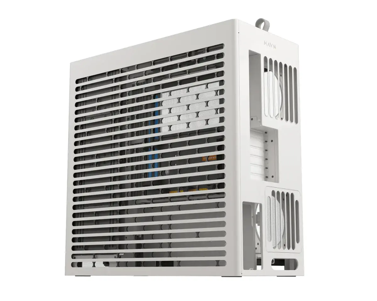 HAVN кутия Case E-ATX - HS 420 VGPU Edition White - PCIe Gen 5 riser included - image 2
