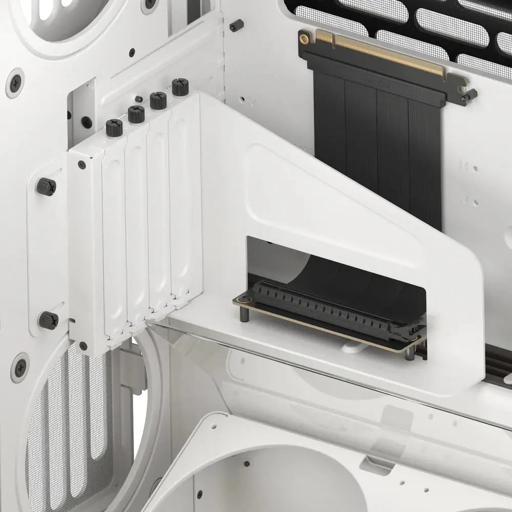 HAVN кутия Case E-ATX - HS 420 VGPU Edition White - PCIe Gen 5 riser included - image 9