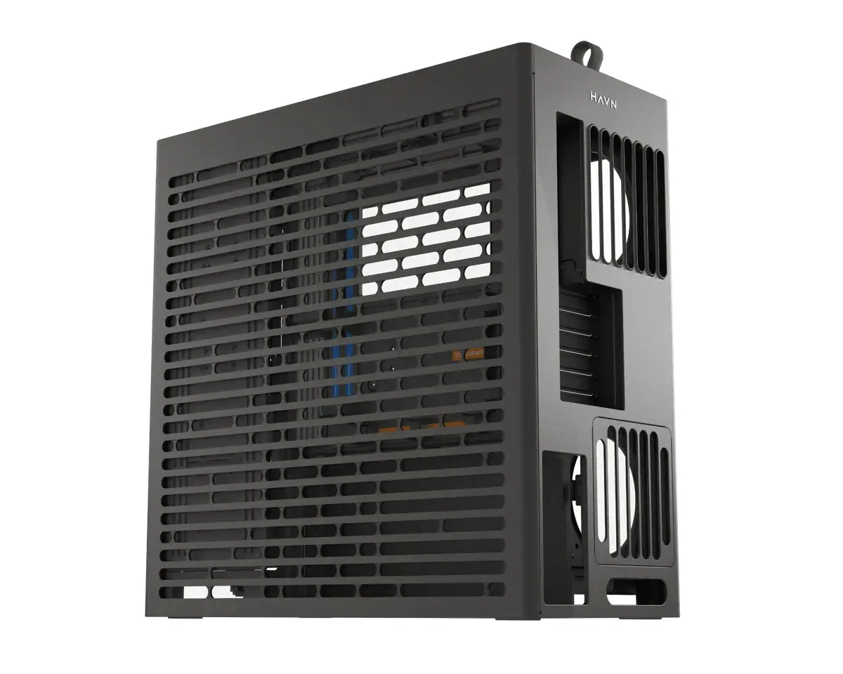 HAVN кутия Case E-ATX - HS 420 VGPU Edition Black - PCIe Gen 5 riser included - image 2