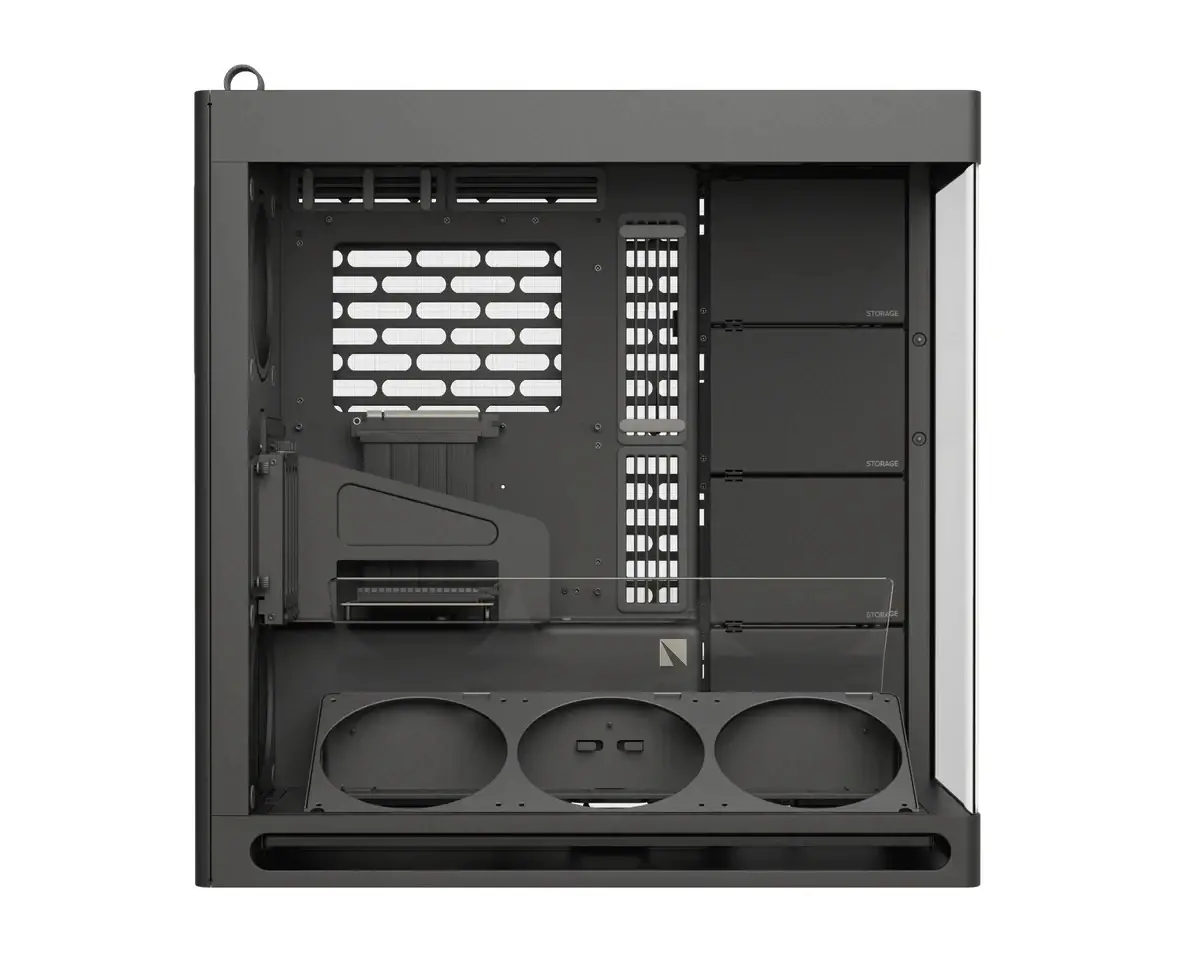 HAVN κουτί Case E-ATX - HS 420 VGPU Edition Black - PCIe Gen 5 riser included - image 3