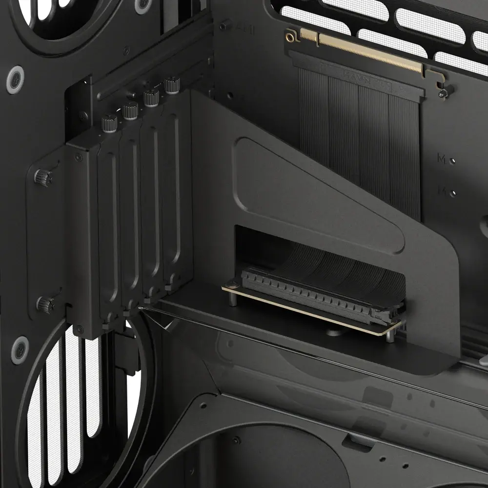 HAVN carcasă Case E-ATX - HS 420 VGPU Edition Black - PCIe Gen 5 riser included - image 9