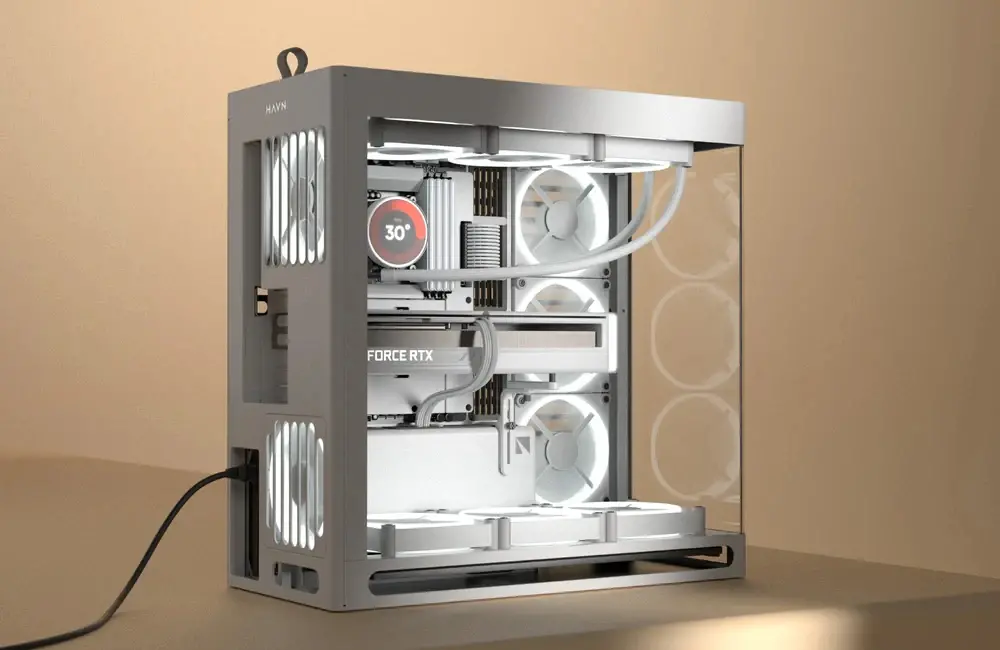 HAVN кутия Case E-ATX - HS 420 Base Edition White - image 14