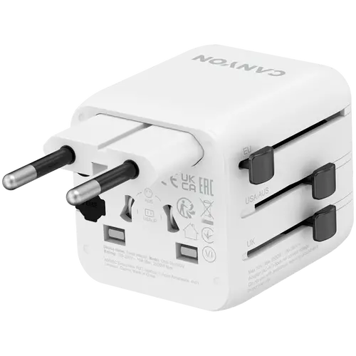 CANYON Travel Adapter OnTour One EU/UK/US/AUS White - image 4