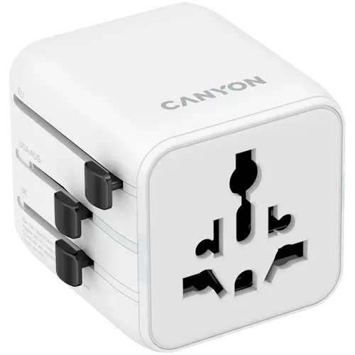 CANYON Travel Adapter OnTour One EU/UK/US/AUS White