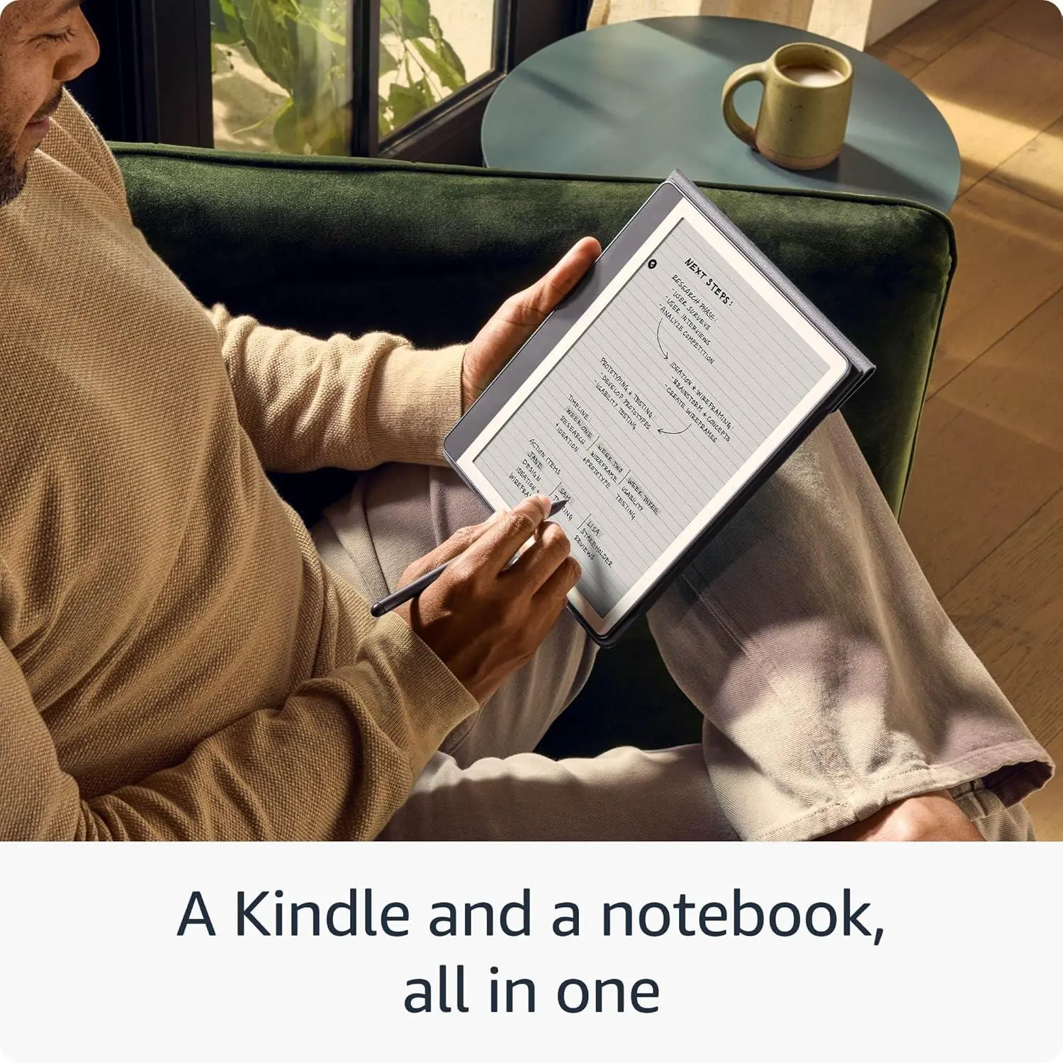 Amazon Kindle Scribe (2024) четец 16GB - 10.2" - с Premium Pen, тъмно сив - image 2