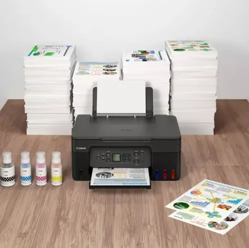 Мастилоструйно многофункционално устройство, Canon PIXMA G3470 All-In-One, Black + Canon GI-41 BK - image 8