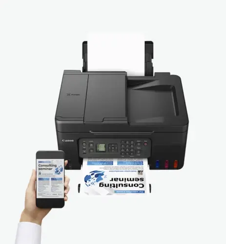 Мастилоструйно многофункционално устройство, Canon PIXMA G4470 All-In-One, Black + Canon GI-41 BK - image 7