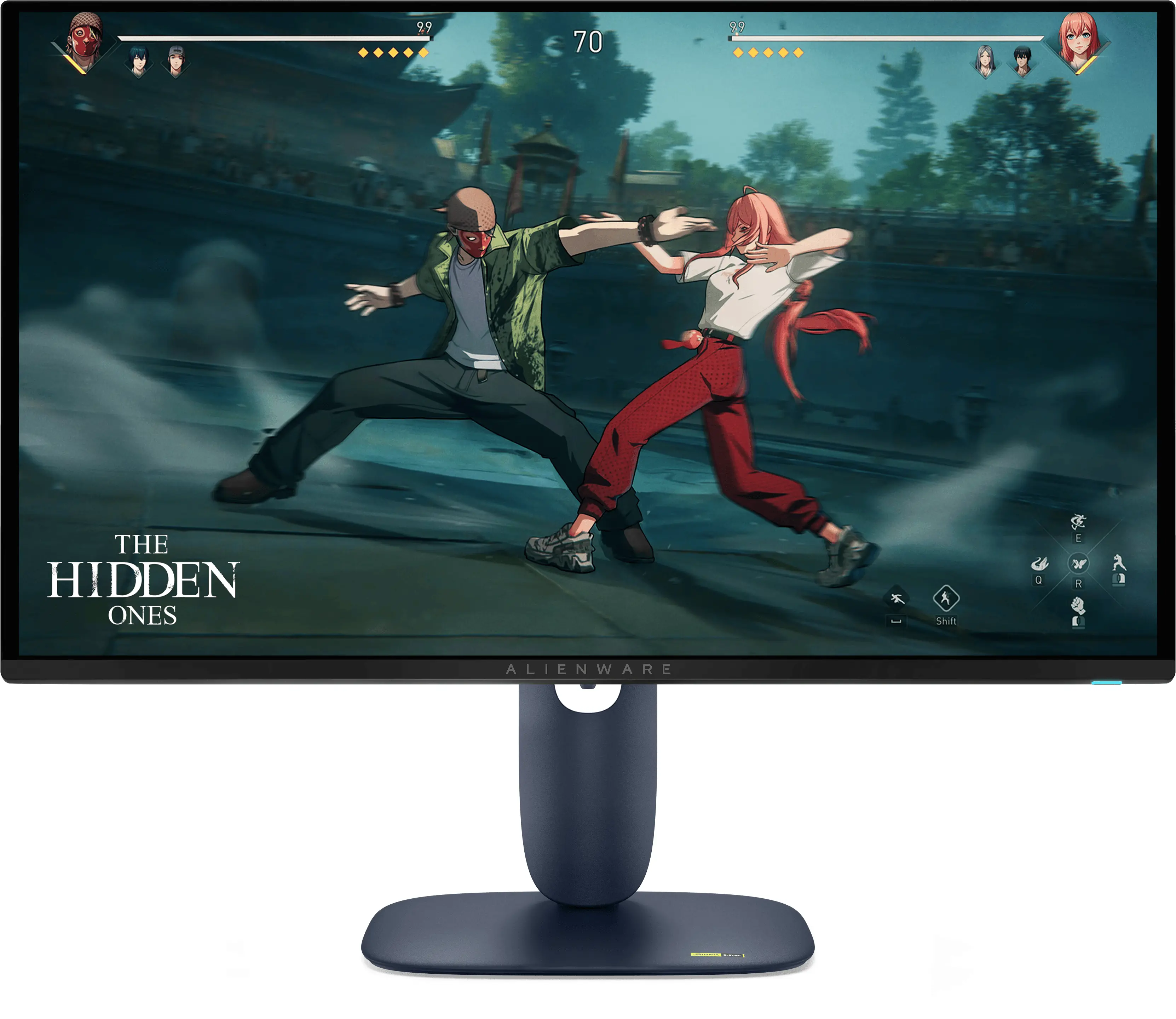 Монитор, Dell Alienware AW2725D, 27" LED , QD-OLED, WQHD 2560 x 1440, 95% DCI-P3, NVIDIA G-SYNC, AMD FreeSync, 280Hz, 0.3ms GtG, 1500000:1, 1000 cd/m2, HDMI, DP, USB C , Height Adjustable, Pivot, Swivel, Tilt, PIP, PBP, Black