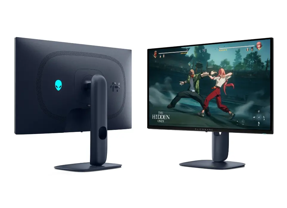 Монитор, Dell Alienware AW2725D, 27" LED , QD-OLED, WQHD 2560 x 1440, 95% DCI-P3, NVIDIA G-SYNC, AMD FreeSync, 280Hz, 0.3ms GtG, 1500000:1, 1000 cd/m2, HDMI, DP, USB C , Height Adjustable, Pivot, Swivel, Tilt, PIP, PBP, Black - image 6