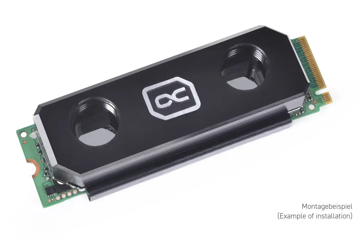 Охладител за SSD Alphacool HDX Apex Acetal M.2 2280 SSD Cooler - image 1