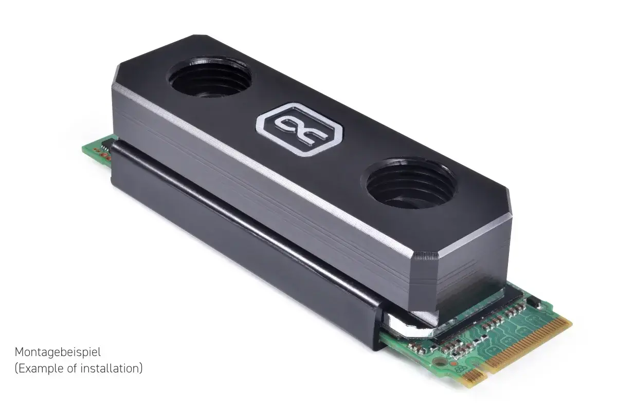 Охладител за SSD Alphacool HDX Apex Acetal M.2 2280 SSD Cooler - image 2