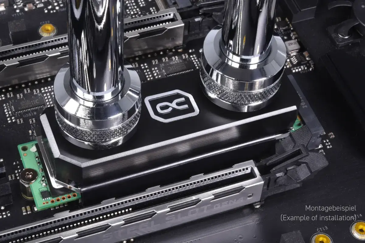 Охладител за SSD Alphacool HDX Apex Acetal M.2 2280 SSD Cooler - image 3