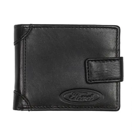 Мъжки черен портфейл Auto Set с лого на Ford