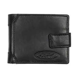 Мъжки черен портфейл Auto Set с лого на Ford