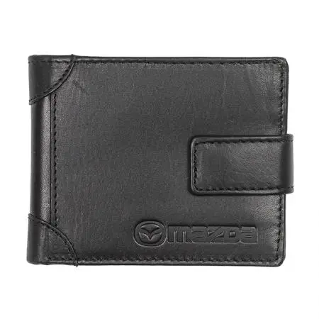 Мъжки черен портфейл Auto Set с лого на Mazda