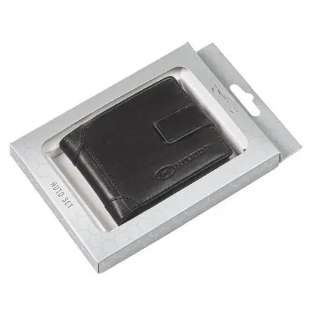 Мъжки черен портфейл Auto Set с лого на Hyundai - image 5