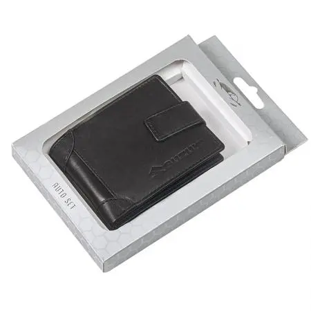 Мъжки черен портфейл Auto Set с лого на Suzuki - image 5