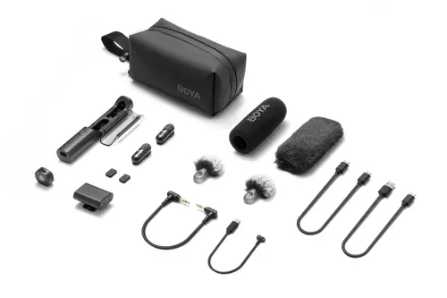 Безжична система микрофони All-in-One BOYA MAGIC 03 - USB-C - image 20