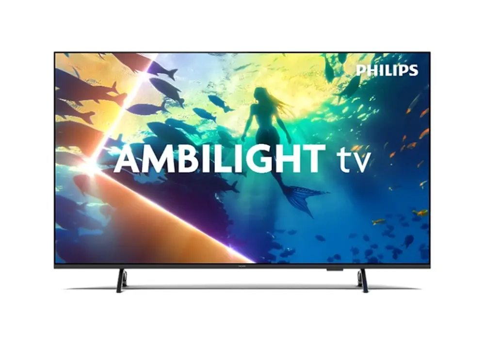 Телевизор, Philips 50PUS8010/12, 50" 4K UHD LED, 3840x2160p, 60Hz, DVB-T/T2/T2-HD/C/S/S2, 60Hz, Ambilight 3, Pixel Precise UHD, HDR+, Titan OS, Dolby Atmos & DTS:X, 3*HDMI, 2*USB, VRR, 802.11ac, BT 5.2, 20W RMS, Black