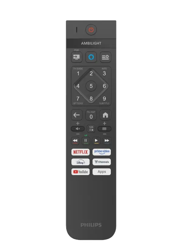 Телевизор, Philips 50PUS8510/12, 50" 4K Ultra HD QLED, 3840x2160p, DVB-T/T2/T2-HD/C/S/S2, 60Hz, Ambilight 3, Pixel Precise UHD, 90% DCI, HDR+, Titan OS, Dolby Atmos, Dolby Digital, VRR, 3*HDMI, 2*USB, 802.11ac, 20W RMS, Black - image 2