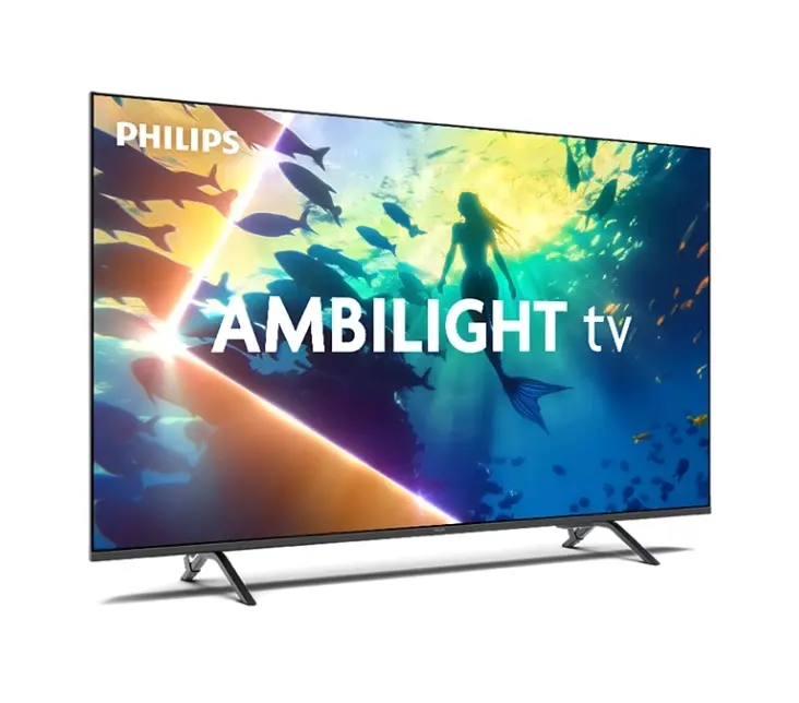 Телевизор, Philips 65PUS8010/12, 65" 4K UHD LED, 3840x2160p, DVB-T/T2/T2-HD/C/S/S2, 60Hz, Ambilight 3, Pixel Precise UHD, HDR+, Titan OS, Dolby Atmos & DTS:X, 3*HDMI, 2*USB, VRR, 802.11ac, BT 5.2, 20W RMS, Black - image 1