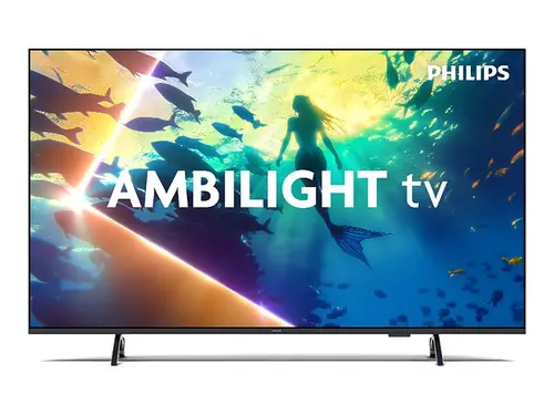 Телевизор, Philips 65PUS8010/12, 65" 4K UHD LED, 3840x2160p, DVB-T/T2/T2-HD/C/S/S2, 60Hz, Ambilight 3, Pixel Precise UHD, HDR+, Titan OS, Dolby Atmos & DTS:X, 3*HDMI, 2*USB, VRR, 802.11ac, BT 5.2, 20W RMS, Black