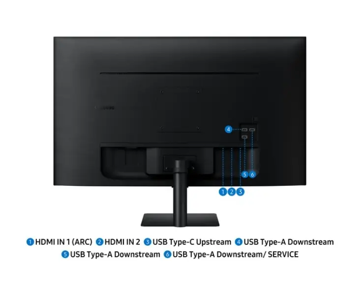 Οθόνη, Samsung LS32FM700 32" VA LED, SMART 3840x2160 3xUSB 2.0, 2xHDMI 1.4, Wi-Fi 5, Bluetooth, Ηχεία, Μαύρο - image 10