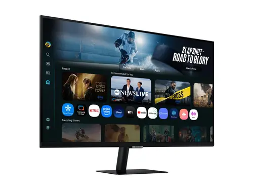 Монитор, Samsung LS32FM700 32" VA LED, SMART 3840x2160  3xUSB 2.0, 2xHDMI 1.4, Wi-Fi 5, Bluetooth, Speakers, Black - image 2