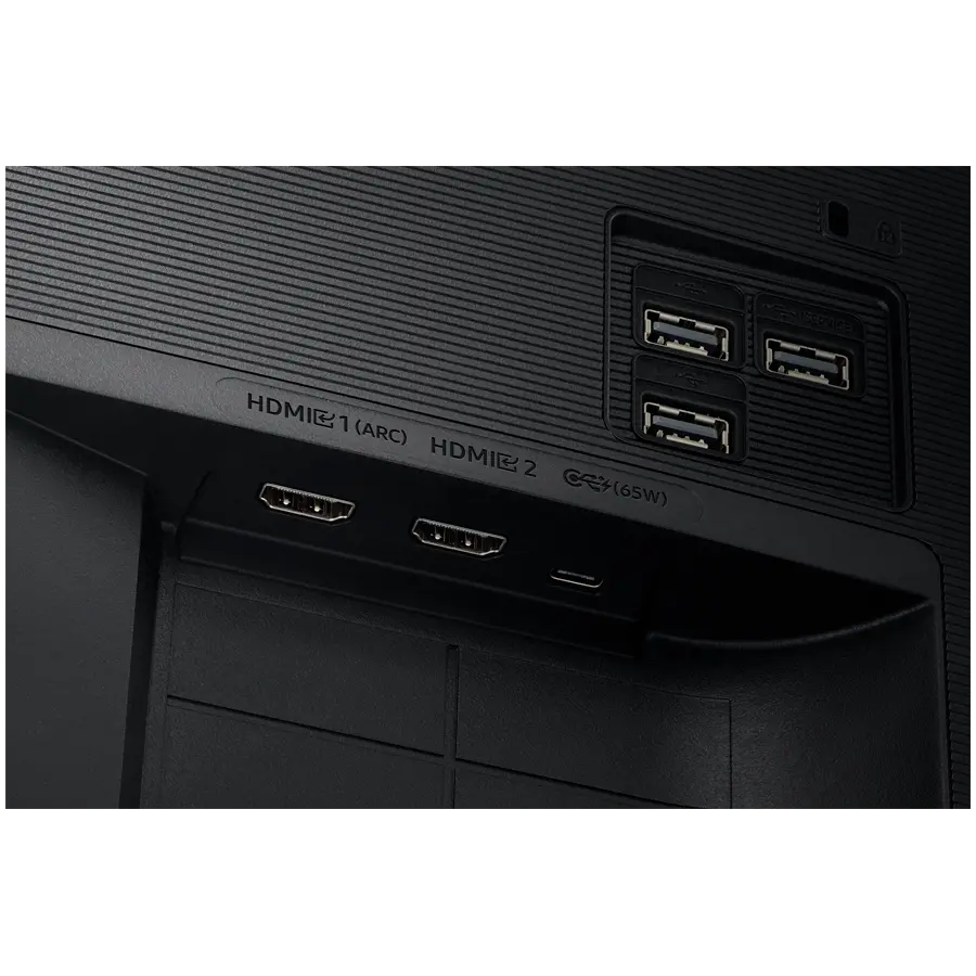 Монитор, Samsung LS32FM700 32" VA LED, SMART 3840x2160 3xUSB 2.0, 2xHDMI 1.4, Wi-Fi 5, Bluetooth, Speakers, Black - image 4