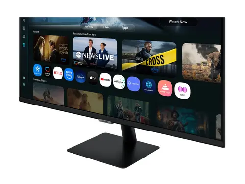 Монитор, Samsung LS32FM700 32" VA LED, SMART 3840x2160  3xUSB 2.0, 2xHDMI 1.4, Wi-Fi 5, Bluetooth, Speakers, Black - image 9