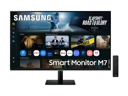 Монитор, Samsung LS32FM700 32" VA LED, SMART 3840x2160  3xUSB 2.0, 2xHDMI 1.4, Wi-Fi 5, Bluetooth, Speakers, Black
